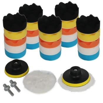 31Pcs 3" Car Polisher Pad Buffer Gross Polishing Pads Kit Sponge Waxing Buffing
31Pcs 3" Car Polisher Pad Buffer Gross Polishing Pads Kit Sponge Waxing Buffing