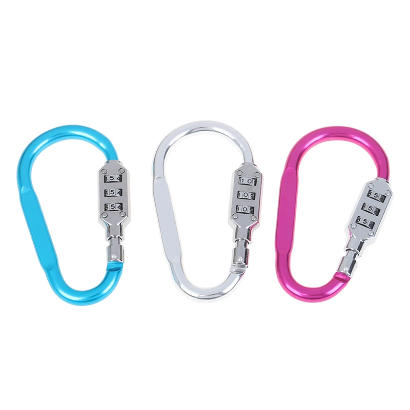 Zinc Alloy Outdoor Climbing Carabiner Padlock Lock Travel Security Combination Lock 3 Digit Code Lock Buckle Climbing Accessory
Zinc Alloy Outdoor Climbing Carabiner Padlock Lock Travel Security Combination Lock 3 Digit Code Lock Buckle Climbing Accessory