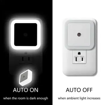 Light Sensor Control Night Light Mini EU US Plug Novelty Square lamp For Baby Colorful Lights Gift Bedroom Romantic O1Q8
Light Sensor Control Night Light Mini EU US Plug Novelty Square lamp For Baby Colorful Lights Gift Bedroom Romantic O1Q8