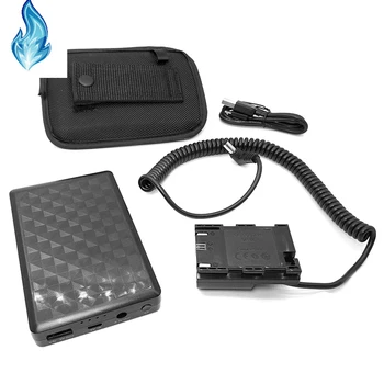 Dummy Battery LP-E6 DR-E6 Power Supply Connector Plus 28WH Power Bank for BMPCC 4K BMPCC4K Blackmagic Pocket Cinema Camera 4K
Dummy Battery LP-E6 DR-E6 Power Supply Connector Plus 28WH Power Bank for BMPCC 4K BMPCC4K Blackmagic Pocket Cinema Camera 4K