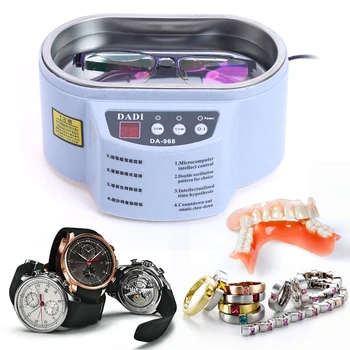110/220v Ultrasonic Cleaner Intelligent Control For Jewelry Glasses Circuit Board Cleaning Machine Mini Sonic Cleaner Bath
110/220v Ultrasonic Cleaner Intelligent Control For Jewelry Glasses Circuit Board Cleaning Machine Mini Sonic Cleaner Bath