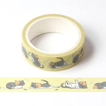 Cute Cat Washi Tape Set Japanese Paper Planner Masking Tape Adhesive Tapes Stickers Decor Stationery animal Tape
Cute Cat Washi Tape Set Japanese Paper Planner Masking Tape Adhesive Tapes Stickers Decor Stationery animal Tape