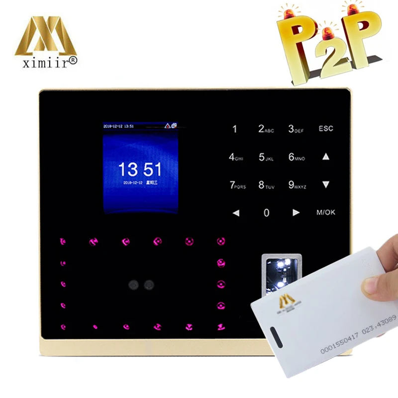 New ZK P2P Cloud Service+RFID PF1000 Biometric Face And Fingerprint Time Attendance TCP/IP Access Control
New ZK P2P Cloud Service+RFID PF1000 Biometric Face And Fingerprint Time Attendance TCP/IP Access Control
