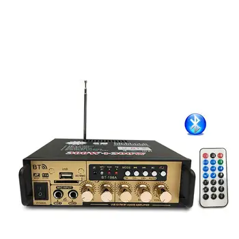 New 12V/220V USB/SD FM Stereo Audio Bluetooth Power Amplifier Home Car Mini Small Power Amplifier 220v 12v Hifi Radio Amplifier
New 12V/220V USB/SD FM Stereo Audio Bluetooth Power Amplifier Home Car Mini Small Power Amplifier 220v 12v Hifi Radio Amplifier