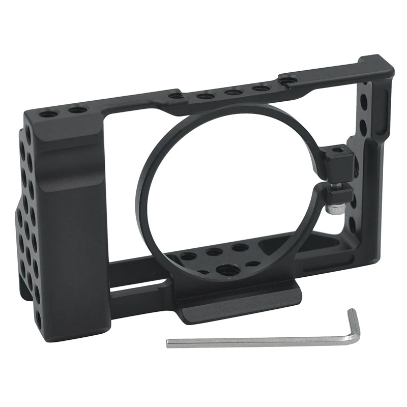 FULL-DSLR Camera Cage with Arri Locating Hole 4/1 8/3 Threads Hole for SONY RX100 VI RX100-M6
FULL-DSLR Camera Cage with Arri Locating Hole 4/1 8/3 Threads Hole for SONY RX100 VI RX100-M6