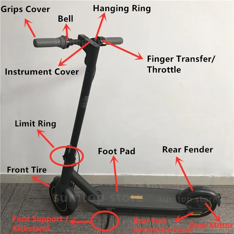 Original Ninebot MAX G30 KickScooter Throttle Front Tire Charger Controller Bell Rear Fender Limit Ring Dashboard Parts
Original Ninebot MAX G30 KickScooter Throttle Front Tire Charger Controller Bell Rear Fender Limit Ring Dashboard Parts