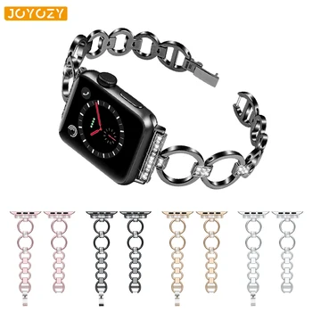 Joyozy Fashion metal watch strap 38mm 40mm 42mm 44mm For apple watch strap Stainless steel Bracelet strap For apple watch straps
Joyozy Fashion metal watch strap 38mm 40mm 42mm 44mm For apple watch strap Stainless steel Bracelet strap For apple watch straps