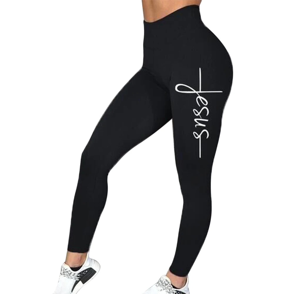 Fitness Leggings Women Letter Print Workout Legging High Waist Ninth Pants Elasticity Gym Wear Quick Drying Activewear Jeggings 
Fitness Leggings Women Letter Print Workout Legging High Waist Ninth Pants Elasticity Gym Wear Quick Drying Activewear Jeggings
