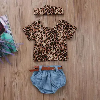 3pcs Newborn Baby Girls Clothes Sets Summer Leopard Short Sleeves T-Shirt Pants Headhand Toddler Baby Girls Clothes Set
3pcs Newborn Baby Girls Clothes Sets Summer Leopard Short Sleeves T-Shirt Pants Headhand Toddler Baby Girls Clothes Set