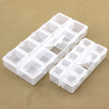 10 Grid Fixed Storage Box Transparent PP Plastic Box Jewelry Accessories Box Parts Sorting Box Components Packaging Box
10 Grid Fixed Storage Box Transparent PP Plastic Box Jewelry Accessories Box Parts Sorting Box Components Packaging Box