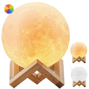 3D LED Dimmable Touch Control Brightness USB Charging White Warm Light Moon Lamp Night Modern Floor Lamp
3D LED Dimmable Touch Control Brightness USB Charging White Warm Light Moon Lamp Night Modern Floor Lamp