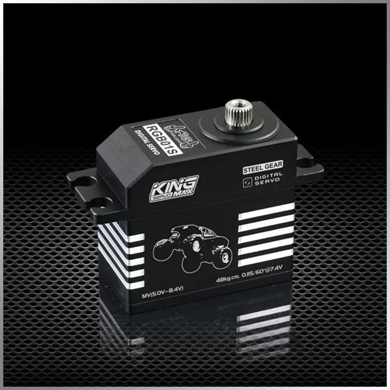 KINGMAX RGB01S 78g 48kg.cm digital Steel gears Brushless motor waterproof standard servos for RC 1/8 Off-road truck cars
KINGMAX RGB01S 78g 48kg.cm digital Steel gears Brushless motor waterproof standard servos for RC 1/8 Off-road truck cars