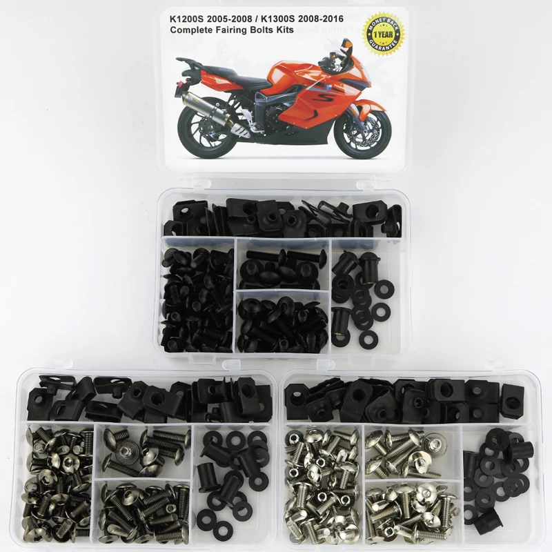 Fit For BMW K1200S 2005-2008 K1300G 2008-2016 Complete Full Fairing Bolts Kit Washer Fastener Screws Nuts Steel
Fit For BMW K1200S 2005-2008 K1300G 2008-2016 Complete Full Fairing Bolts Kit Washer Fastener Screws Nuts Steel