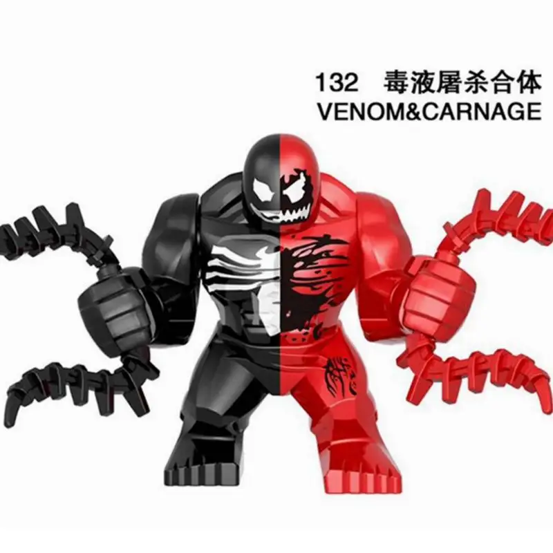 Marvel Comics Lego Moc Minifigure Toys Anti Venom 