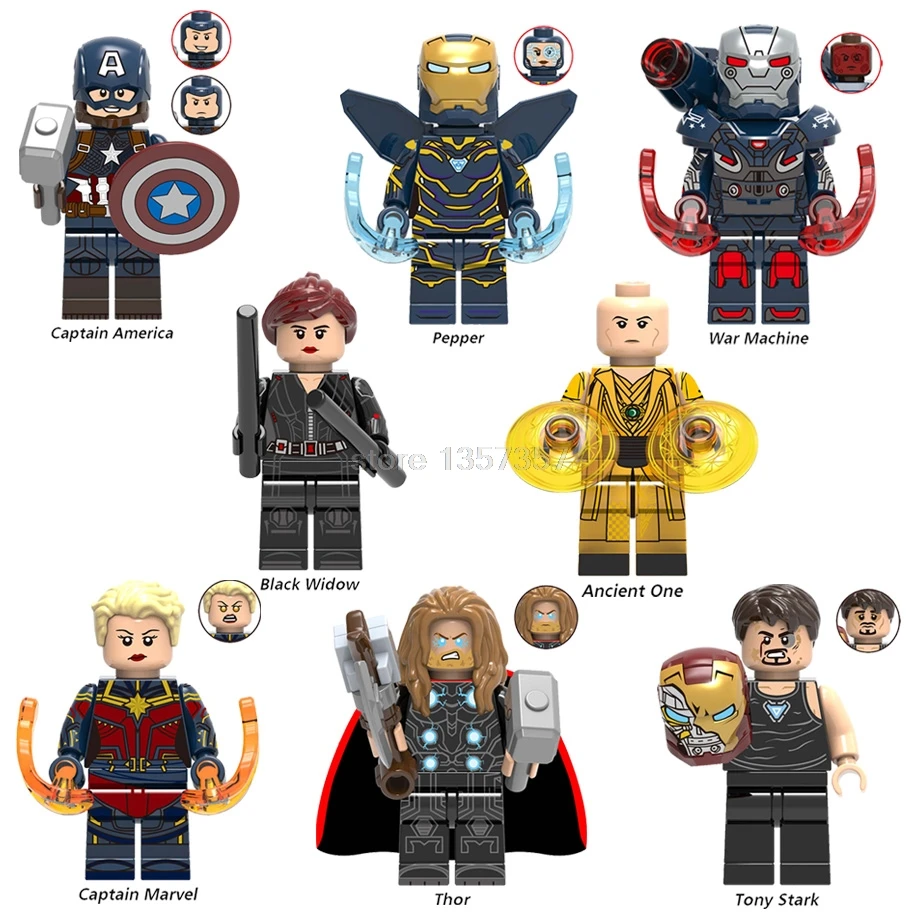 Marvel Avengers 4 Endgame Super Hero Figure Iron Man Thor Black Widow Captain America Building Blocks Brick Toys legoing X0261
Marvel Avengers 4 Endgame Super Hero Figure Iron Man Thor Black Widow Captain America Building Blocks Brick Toys legoing X0261