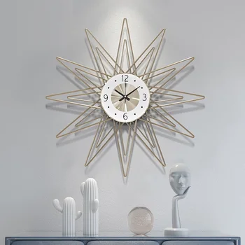 Nordic Simple Large Metal Wall Clock Modern Design Creative Atmosphere Luxury Art Quartz Clocks Wall Watch Home Decor R2252
Nordic Simple Large Metal Wall Clock Modern Design Creative Atmosphere Luxury Art Quartz Clocks Wall Watch Home Decor R2252