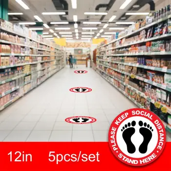 Circular Landmark Warning Sticker Distancing Wait Here Stand Here Keep 6ft In Between Distance Marker Floor Ground Sign Stickers
Circular Landmark Warning Sticker Distancing Wait Here Stand Here Keep 6ft In Between Distance Marker Floor Ground Sign Stickers