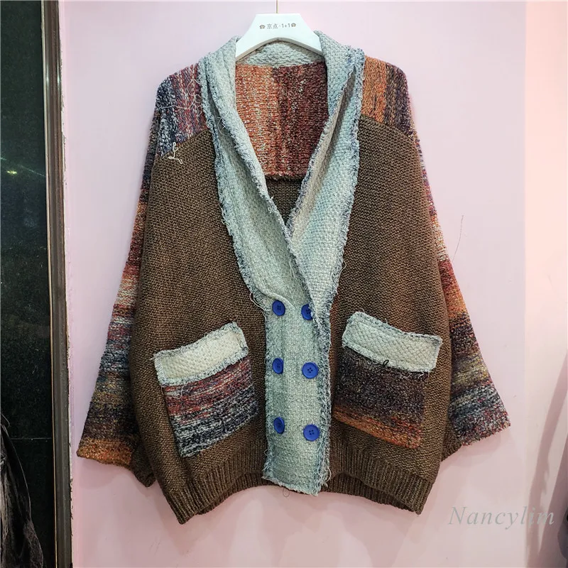 European Style Street Plus Size Women's Cardigan 2020 Autumn and Winter Loose Mid-Length Knitted Jacket Female Lady Casual Coat
European Style Street Plus Size Women's Cardigan 2020 Autumn and Winter Loose Mid-Length Knitted Jacket Female Lady Casual Coat