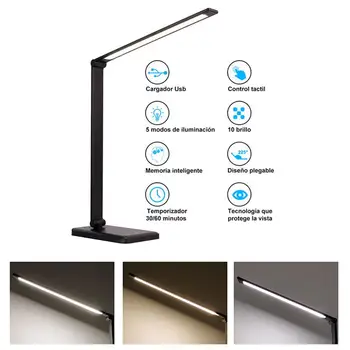 LED Desk Lamp Adjustable Table Lamp Wireless Charger Light Reading Light Brightness Adjustable Eye-Protect Study Desk Lamp
LED Desk Lamp Adjustable Table Lamp Wireless Charger Light Reading Light Brightness Adjustable Eye-Protect Study Desk Lamp