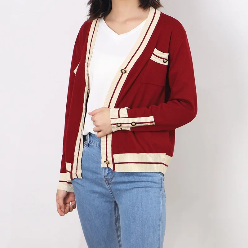 HLBCBG Spring Summer Women Cardigan Sweater Striped Fashion Knitted Outwear Coat V Neck Open Cardigans Ribbed Female SweaterTop 
HLBCBG Spring Summer Women Cardigan Sweater Striped Fashion Knitted Outwear Coat V Neck Open Cardigans Ribbed Female SweaterTop