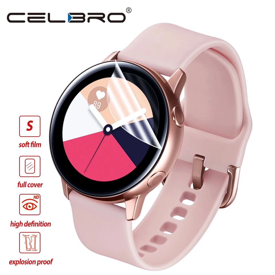 TPU Protective Film for Samsung Galaxy Watch Active 2 Screen Protector Transparent Hydrogel Film for Samsung Active 40mm 44mm
TPU Protective Film for Samsung Galaxy Watch Active 2 Screen Protector Transparent Hydrogel Film for Samsung Active 40mm 44mm