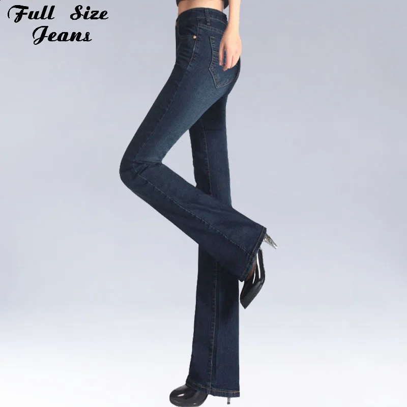 Женские модные джинсы весенние облегающие джинсы-клеш со средней талией