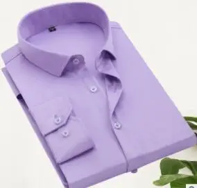 Men's long-sleeved white men's shirts business casual slim shirts plain men's wear
Men's long-sleeved white men's shirts business casual slim shirts plain men's wear