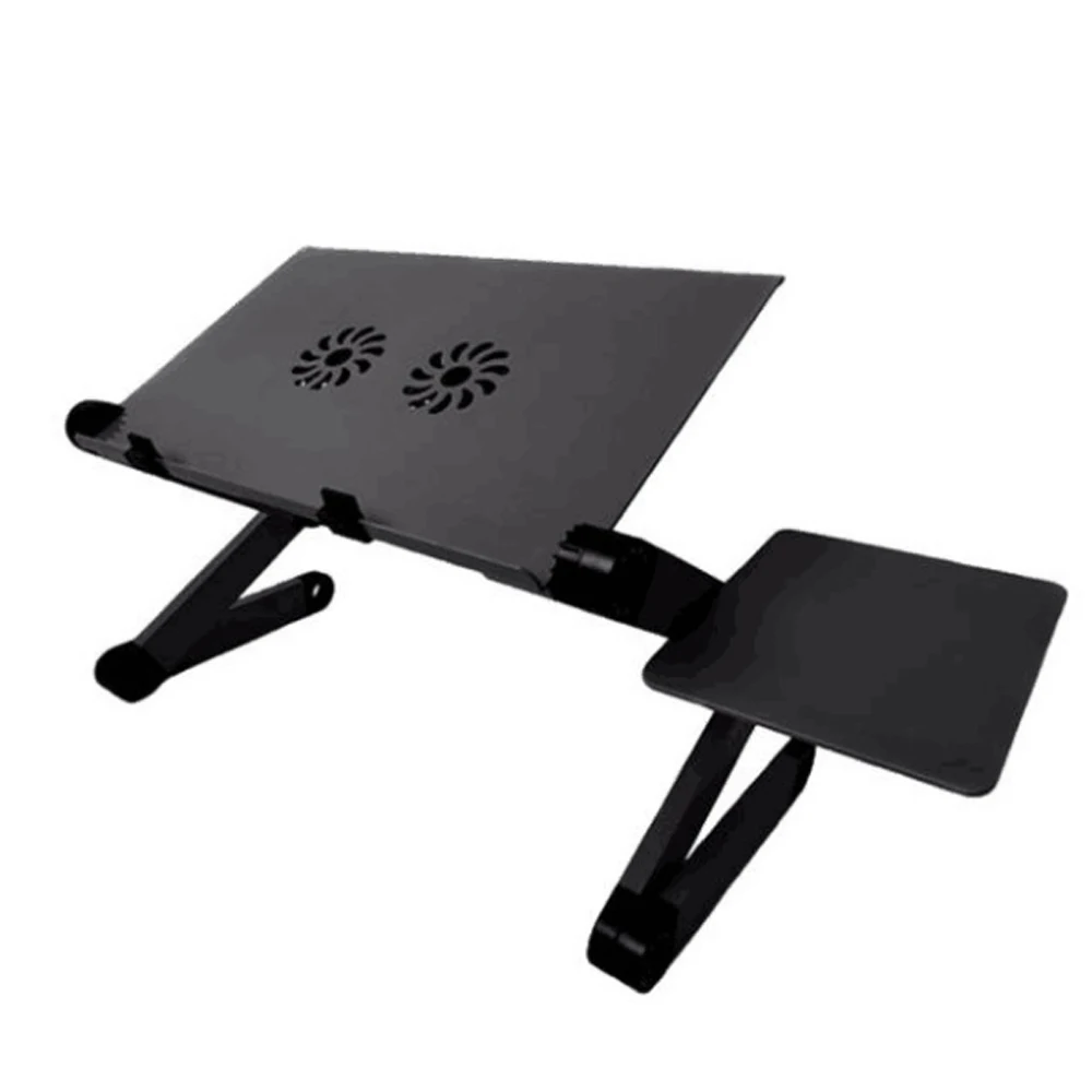 Portable Adjustable Aluminum Laptop Desk Stand Table Vented Ergonomic TV Bed laptop stand Working Office PC Riser Bed Sofa