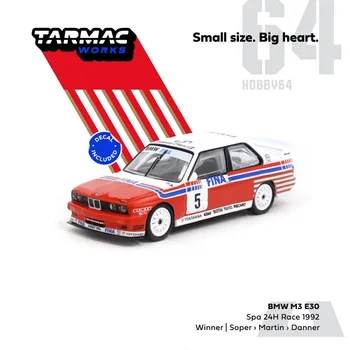 Tarmac Works 1:64 M3 E30 Spa 24h Race 1992 Winner Racing Diecast Model Car 
Tarmac Works 1:64 M3 E30 Spa 24h Race 1992 Winner Racing Diecast Model Car