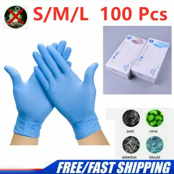 NEW 100Pcs Disposable Food Grade PVC Gloves Multifunction Industrial Disposable Gloves Vinyl Latex Powder Free Nitrile Gloves
NEW 100Pcs Disposable Food Grade PVC Gloves Multifunction Industrial Disposable Gloves Vinyl Latex Powder Free Nitrile Gloves