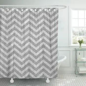 Chevron Gray Zigzag That is and Abstract Chic Classic Shower Curtain Waterproof Polyester 60 x 72 inches Set with Hooks
Chevron Gray Zigzag That is and Abstract Chic Classic Shower Curtain Waterproof Polyester 60 x 72 inches Set with Hooks