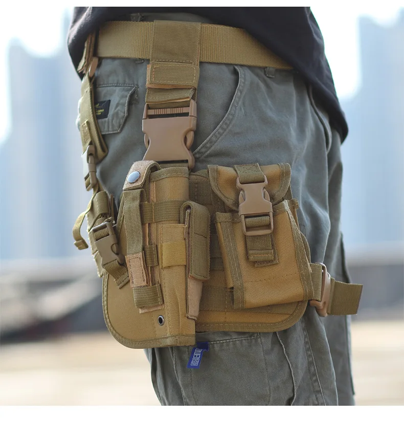 Adjustable Right Leg Pistol Holster Camouflage Tactical Army Holster Fit All Size Gun Pouch For Outdoor Hunting Shooting Bag D30
Adjustable Right Leg Pistol Holster Camouflage Tactical Army Holster Fit All Size Gun Pouch For Outdoor Hunting Shooting Bag D30