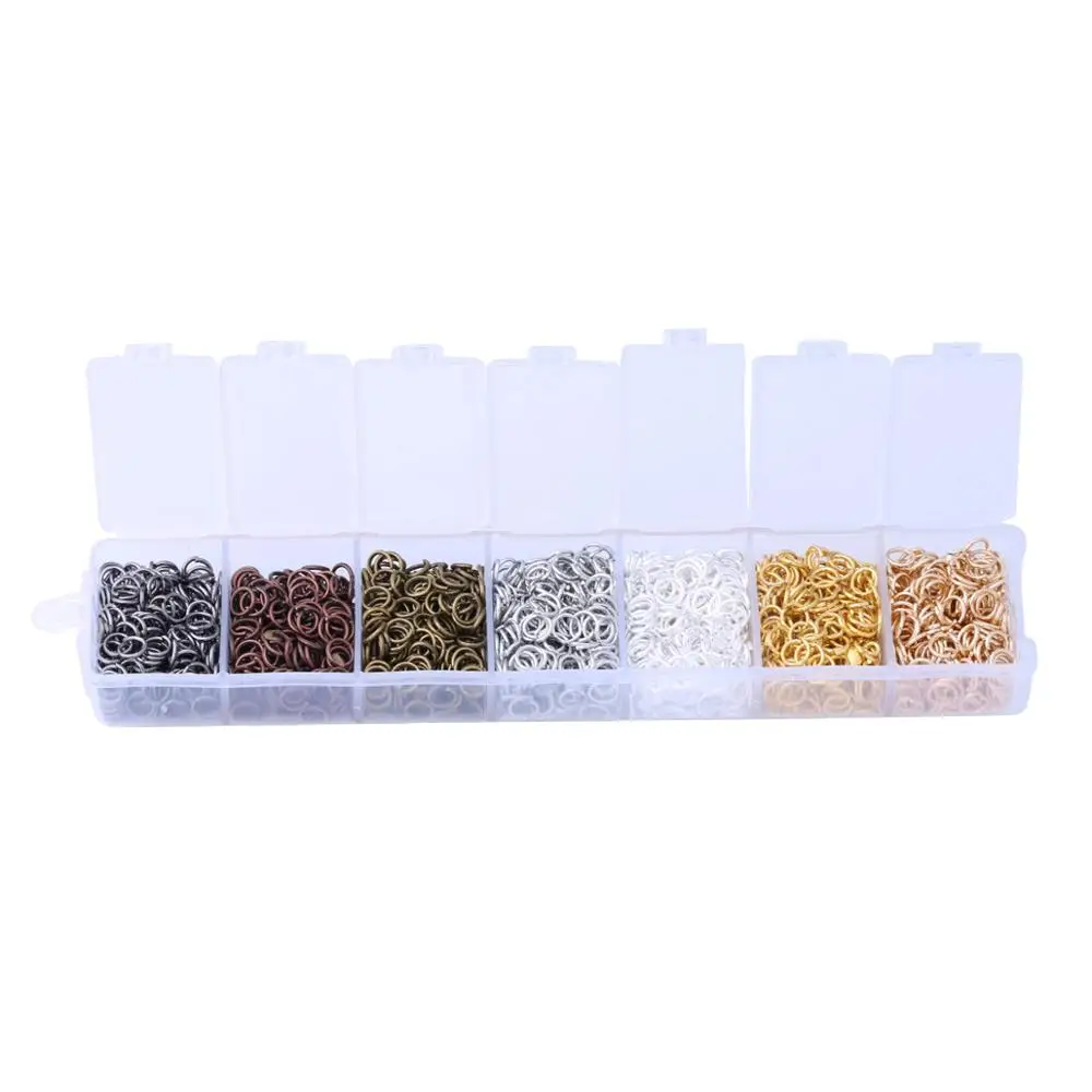 2100PCS/BOX Mix Colors 5MM Jump Rings & Split Rings Set DIY Jewelry Making Open Rings Jewelry Findings&Components
2100PCS/BOX Mix Colors 5MM Jump Rings & Split Rings Set DIY Jewelry Making Open Rings Jewelry Findings&Components