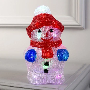 The figure is acrylic. "Snowman on batteries" 11x11x22 cm, (AA * 2 pcs. Not included), MULTI (RGB) 5037530
The figure is acrylic. "Snowman on batteries" 11x11x22 cm, (AA * 2 pcs. Not included), MULTI (RGB) 5037530