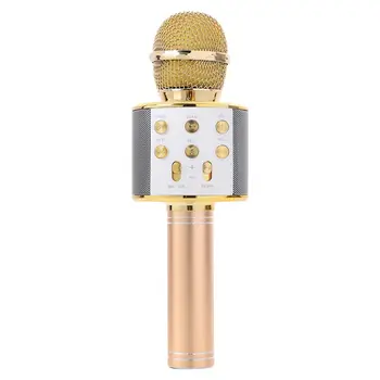 Handheld Bluetooth Wireless Karaoke Microphone Phone Player MIC Speaker Record Music KTV Microphone EX194
Handheld Bluetooth Wireless Karaoke Microphone Phone Player MIC Speaker Record Music KTV Microphone EX194