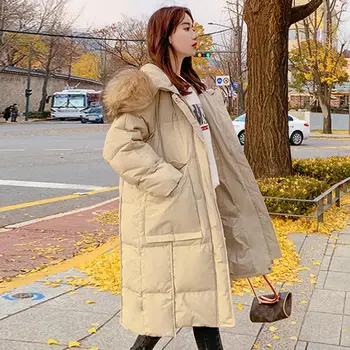 Long Down Cotton Coat Women Parkas Loose Warm Winter Jacket Female Thicken Oversized Winter Women Coats Padded Outerwear Q1965
Long Down Cotton Coat Women Parkas Loose Warm Winter Jacket Female Thicken Oversized Winter Women Coats Padded Outerwear Q1965
