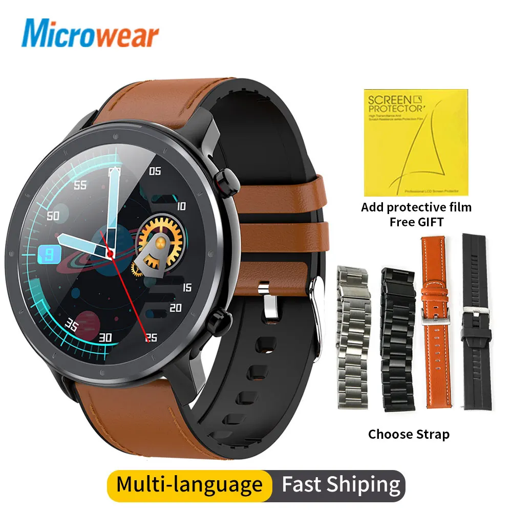 2020 New Microwear L17 Smart Watch L16 ECG Heart rate Bluetooth Call Blood Pressure Sport Watch for men women IP68 waterproof
2020 New Microwear L17 Smart Watch L16 ECG Heart rate Bluetooth Call Blood Pressure Sport Watch for men women IP68 waterproof