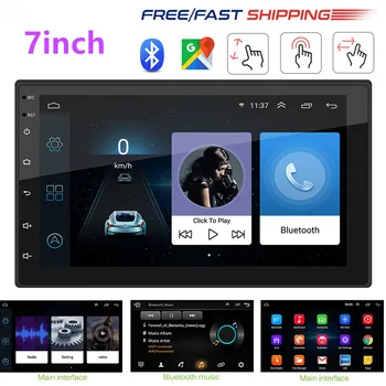 7 inch HD 1024*600 Android 8.1 Bluetooth 4.0 Navigation Car Radio Player Support Steering Wheel Control FM Radio 
7 inch HD 1024*600 Android 8.1 Bluetooth 4.0 Navigation Car Radio Player Support Steering Wheel Control FM Radio