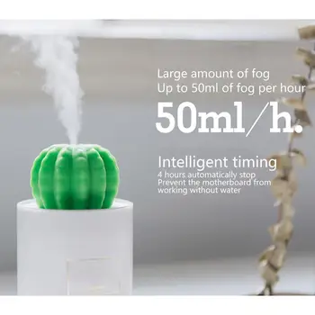 280ml Air Humidifier Soft Led Light Cactus Ultrasonic Diffuser Aroma Office Air For Table Oil Purifieressential Mini U9K5
280ml Air Humidifier Soft Led Light Cactus Ultrasonic Diffuser Aroma Office Air For Table Oil Purifieressential Mini U9K5