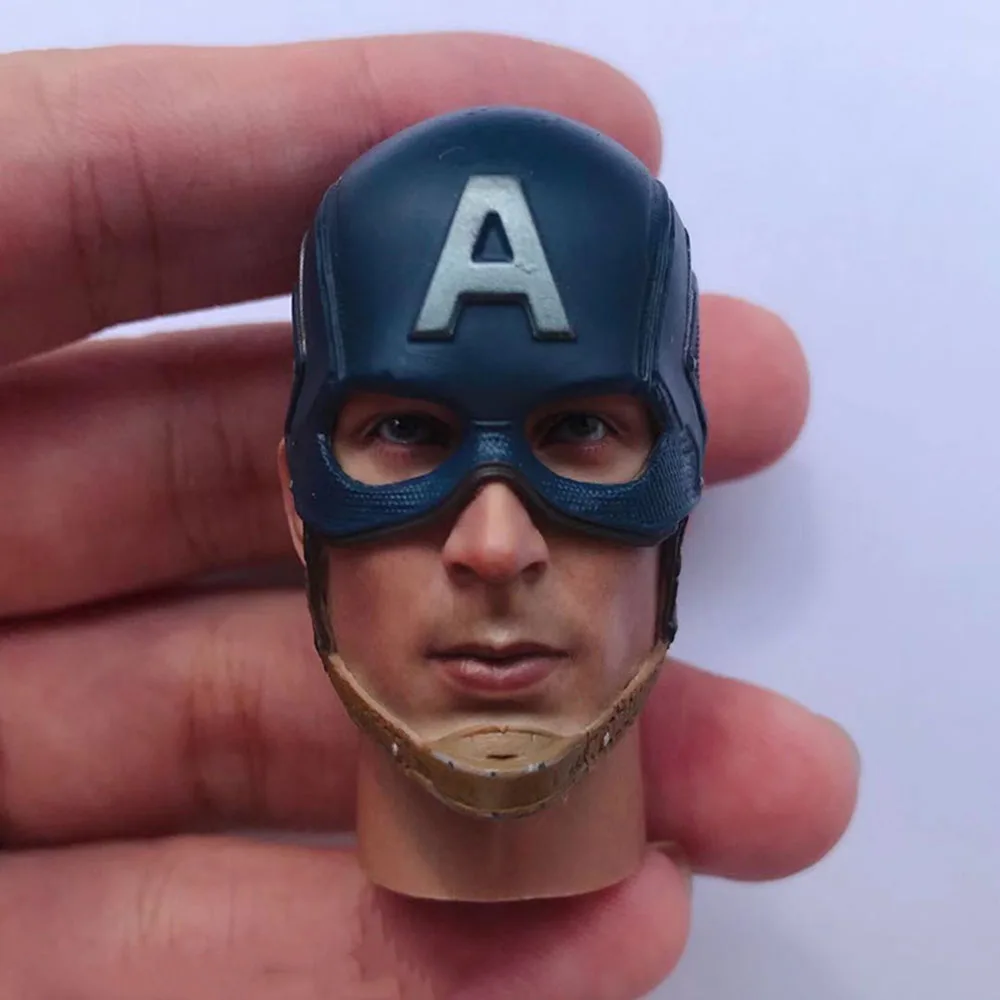 In Stock 1/6 Scale Male Head Sculpt Captain America Head Carved Accessory Model with Helmet for 12'' Action Figure Body
In Stock 1/6 Scale Male Head Sculpt Captain America Head Carved Accessory Model with Helmet for 12'' Action Figure Body