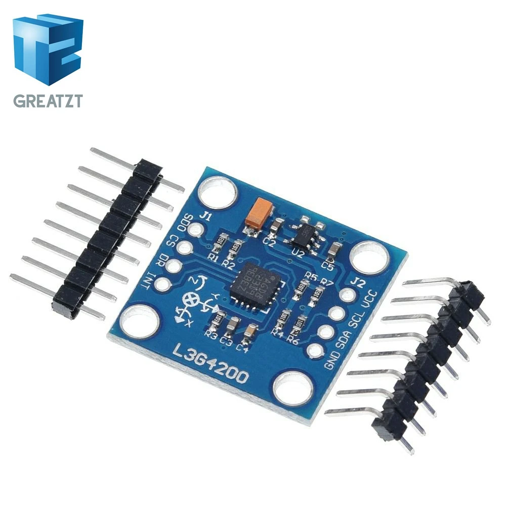GREATZT GY-50 L3G4200D Triple Axis Gyro Angular Velocity Sensor Module For Arduino MWC in stock high quality
GREATZT GY-50 L3G4200D Triple Axis Gyro Angular Velocity Sensor Module For Arduino MWC in stock high quality