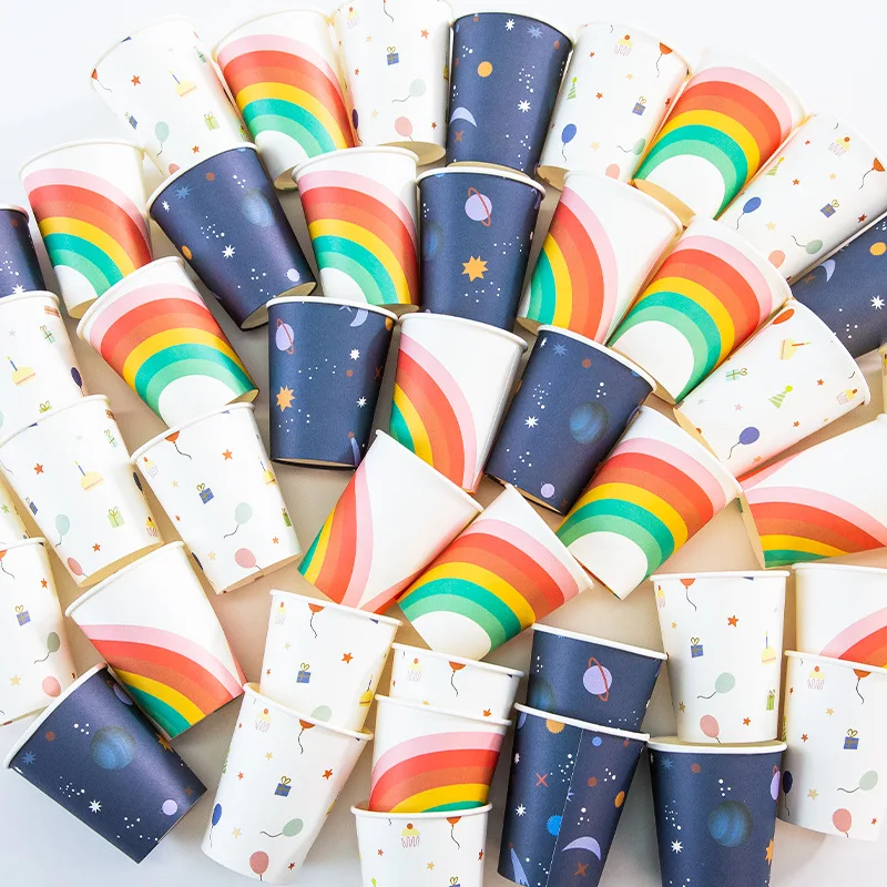 Party Supplies Birthday Party Decorations Kids, 8pcs/1 Pack Disposable Cup Rainbow Fruit Pattern Wedding Decoration
Party Supplies Birthday Party Decorations Kids, 8pcs/1 Pack Disposable Cup Rainbow Fruit Pattern Wedding Decoration