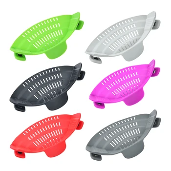 Silicone Fruit Vegetable Wash Drainer Kitchen Clip Pot Strainer For Draining Excess Liquid Draining Pasta Vegetable Cookware
Silicone Fruit Vegetable Wash Drainer Kitchen Clip Pot Strainer For Draining Excess Liquid Draining Pasta Vegetable Cookware