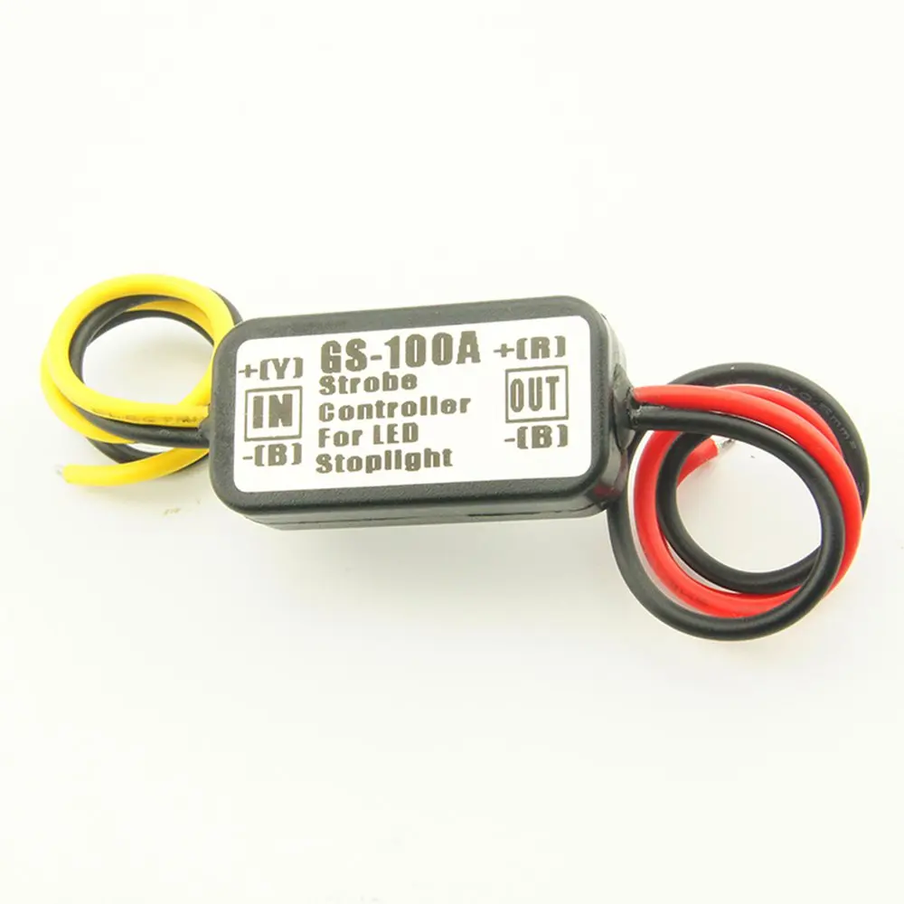 GS-100A Super Bright Portable Size Car Motorcycles LED Brake Stop Light Strobe Flash Flashing Controller Box
GS-100A Super Bright Portable Size Car Motorcycles LED Brake Stop Light Strobe Flash Flashing Controller Box