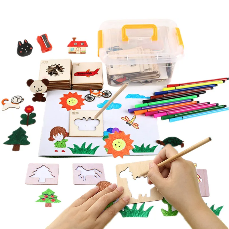 Template Painting Wood Graffiti PCs Children Learn to Draw Set-Copy Color of Children Graffiti Sketchpad Price
Template Painting Wood Graffiti PCs Children Learn to Draw Set-Copy Color of Children Graffiti Sketchpad Price