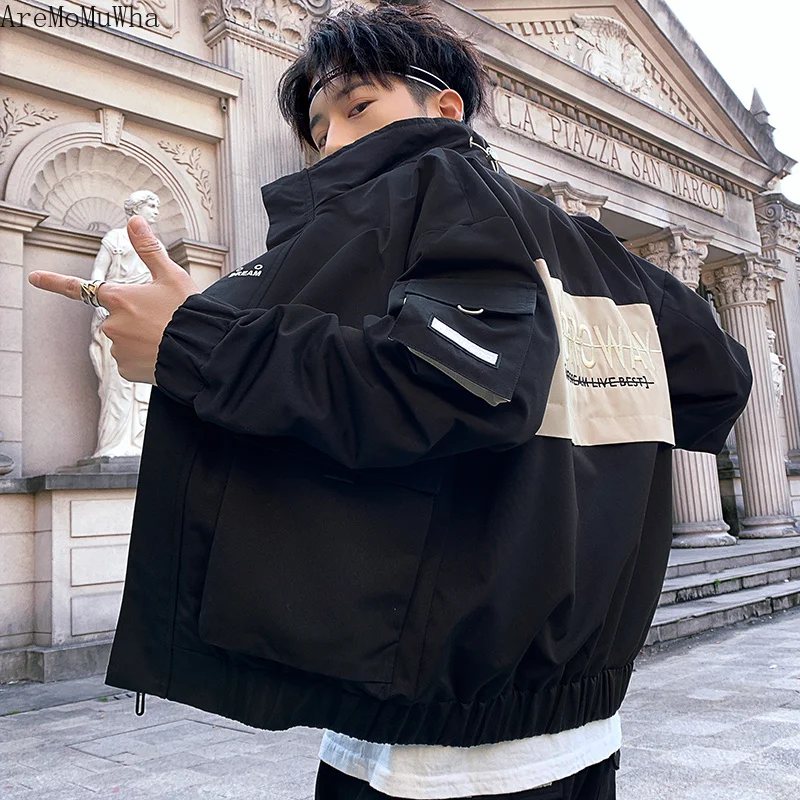 AreMoMuWha Men's Jacket Autumn and Winter Korean Version of The Trend Handsome Autumn Student Jacket Tooling New Wild Jacket Men
AreMoMuWha Men's Jacket Autumn and Winter Korean Version of The Trend Handsome Autumn Student Jacket Tooling New Wild Jacket Men