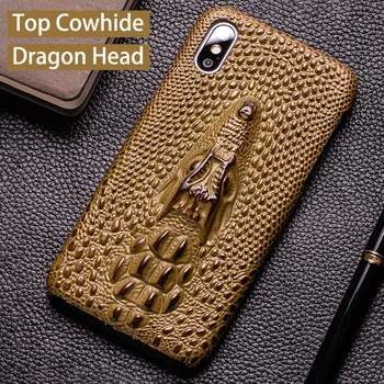 Luxury Phone Case For iPhone 7 8 11 Pro Case Cowhide Dragon head Back Cover For iphone 6 6s Xr Xs Max Case 6p 6sp 7p 8p Cover
Luxury Phone Case For iPhone 7 8 11 Pro Case Cowhide Dragon head Back Cover For iphone 6 6s Xr Xs Max Case 6p 6sp 7p 8p Cover