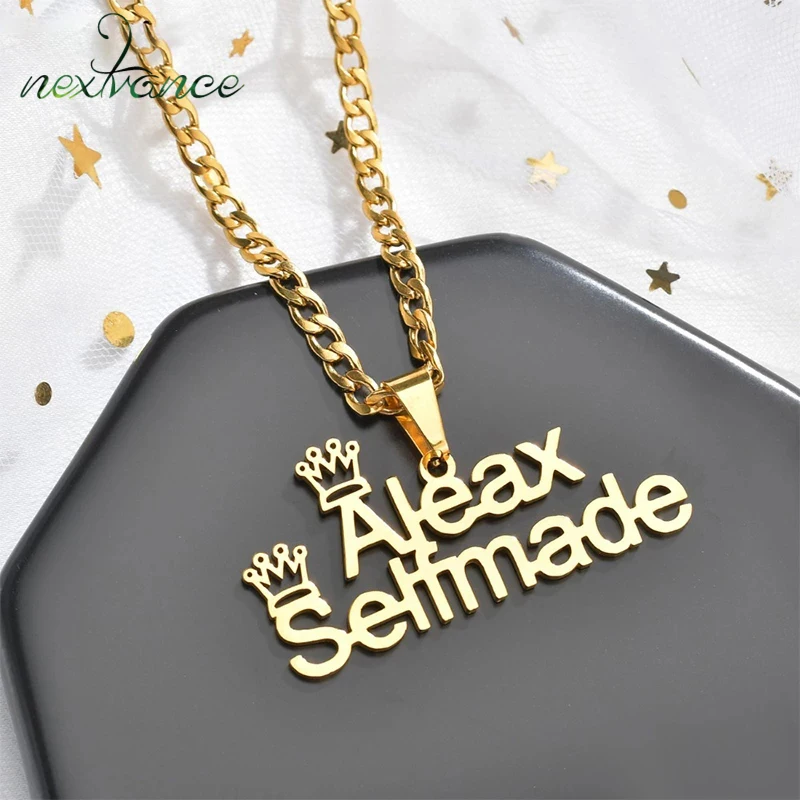 Nextvance Fashion Customize Personalized Two Name Necklace Stainless Steel Nameplate Pendant NK Chain for Women Jewelry Gift
Nextvance Fashion Customize Personalized Two Name Necklace Stainless Steel Nameplate Pendant NK Chain for Women Jewelry Gift