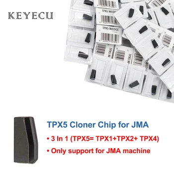 Keyecu TPX5 Carbon Chip 3 in 1 for JMA Ceramic Chip Transponder Cloner Chip, TPX5 = TPX1(4C) + TPX2(4D) + TPX4(46)
Keyecu TPX5 Carbon Chip 3 in 1 for JMA Ceramic Chip Transponder Cloner Chip, TPX5 = TPX1(4C) + TPX2(4D) + TPX4(46)