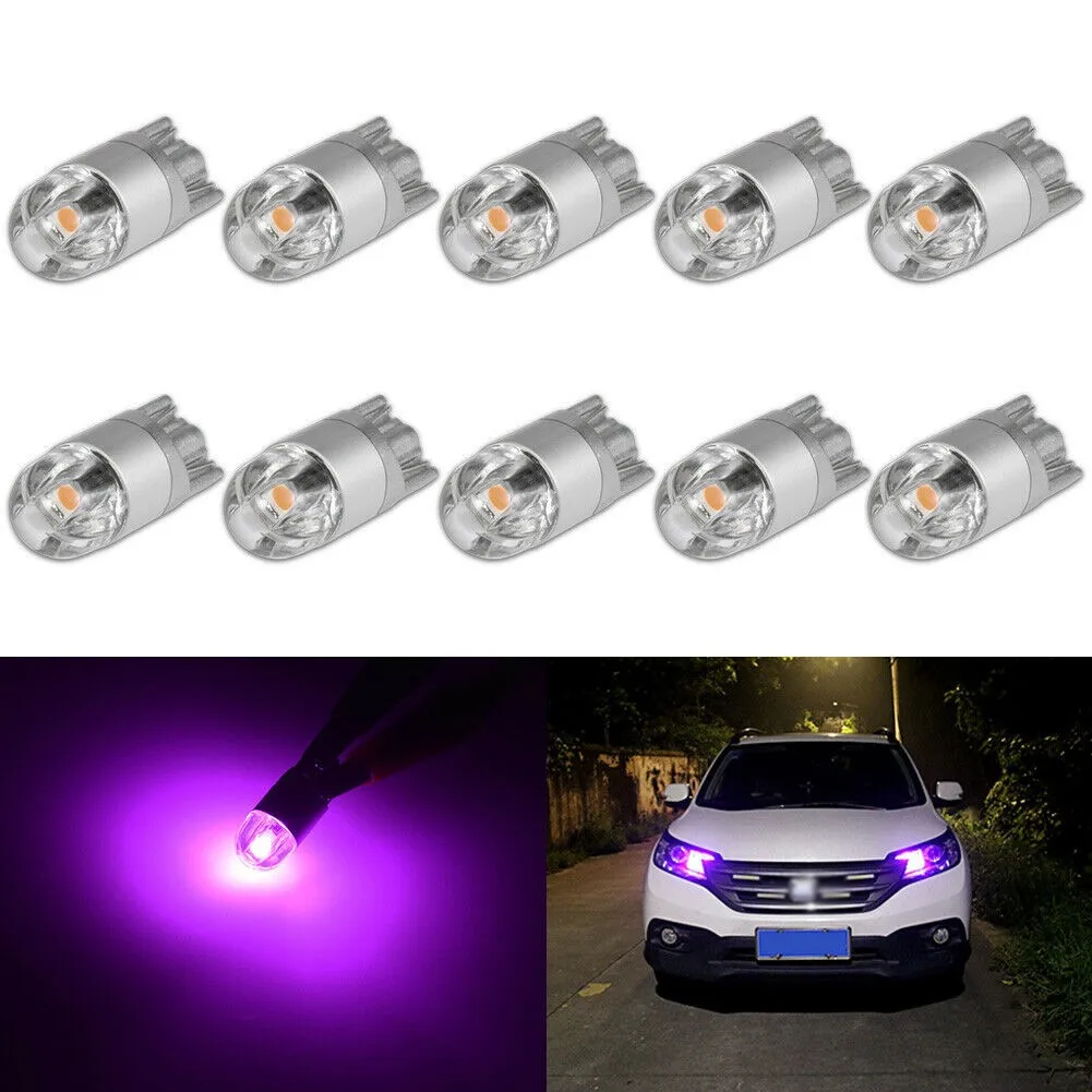 10X New W5W LED Canbus T10 Car Lights COB Glass Interior Parts Bulbs 6000K Purple Auto License Plate Lamp Dome Read Light
10X New W5W LED Canbus T10 Car Lights COB Glass Interior Parts Bulbs 6000K Purple Auto License Plate Lamp Dome Read Light